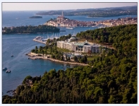 Veduta dell’hotel Monte Mulini di Rovigno-Rovinj 