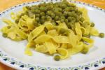   Fettucine con bisi de pozzolo Trattoria Sabbrina 