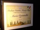 Diploma di Master Chef di Mario Caramella