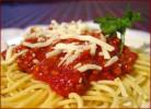 spaghetti con salsa Tatarat